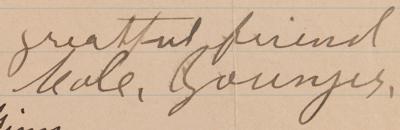 Lot #207 Cole Younger Autograph Letter Signed from Minnesota State Prison - Image 3