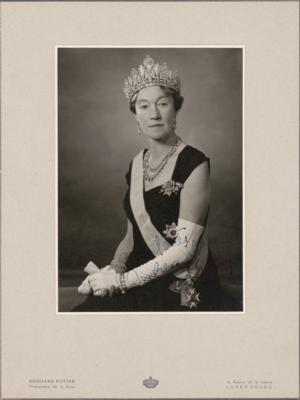 Lot #223 Charlotte, Grand Duchess of Luxembourg Signed Photograph - Image 1