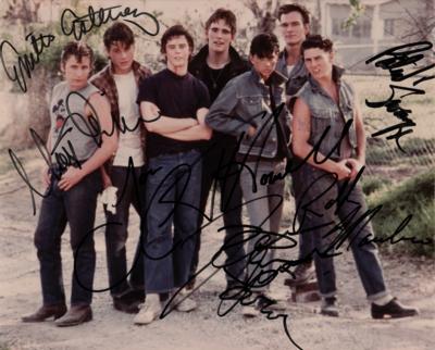 Lot #575 The Outsiders Cast-Signed Photograph - Image 1