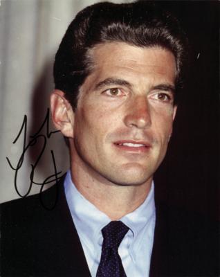 Lot #267 John F. Kennedy, Jr. Signed Photograph - Image 1