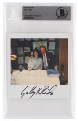 Lot #419 Sally Ride Signed Photograph - Image 1