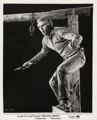 Lot #571 Steve McQueen Signed Photograph