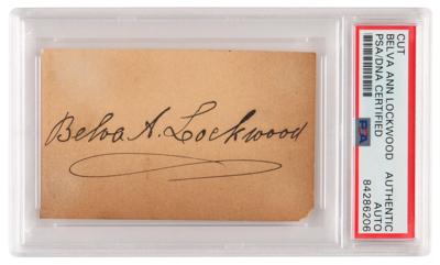 Lot #271 Belva Lockwood Signature