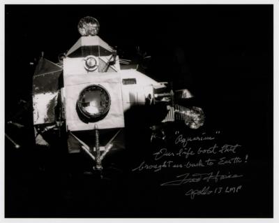 Lot #394 Fred Haise Signed Photograph - Image 1