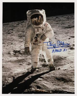 Lot #335 Buzz Aldrin Signed Photograph