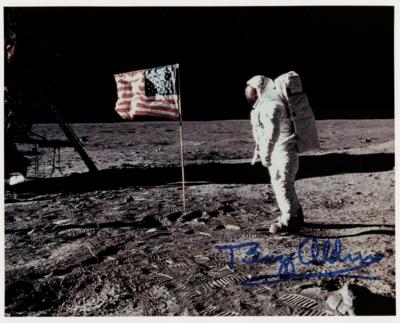 Lot #336 Buzz Aldrin Signed Photograph