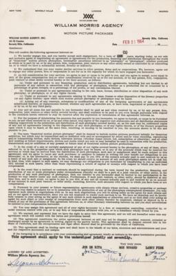 Lot #737 Three Stooges Document Signed - Image 1