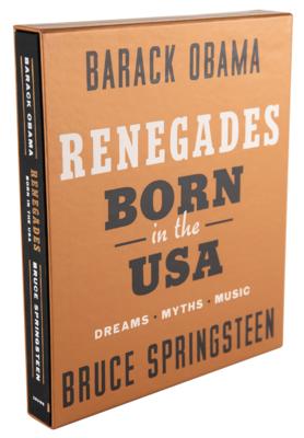 Lot #130 Barack Obama and Bruce Springsteen Signed Book - Renegades - Image 5