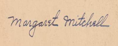 Lot #492 Margaret Mitchell Signed Book - Gone With the Wind (First Printing) - Image 2