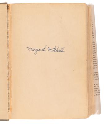 Lot #492 Margaret Mitchell Signed Book - Gone With the Wind (First Printing) - Image 4