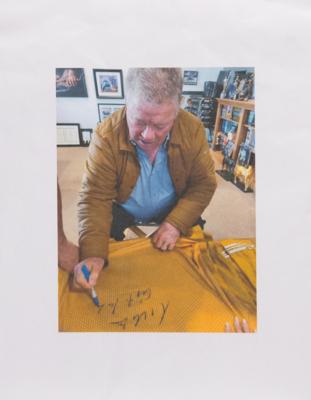 Lot #725 Star Trek: William Shatner Signed Star Fleet Uniform Shirt - Image 4