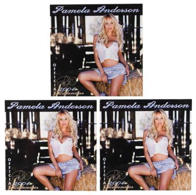 Lot #584 Pamela Anderson (3) Signed Calendars - Image 2