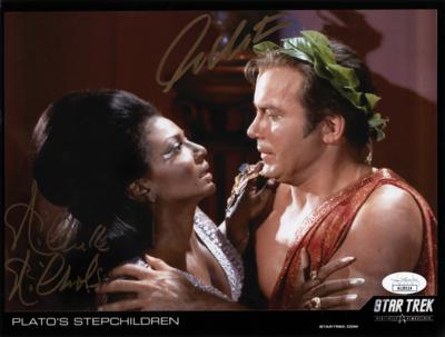 Lot #722 Star Trek: William Shatner and Nichelle Nichols Signed Photograph - Image 1