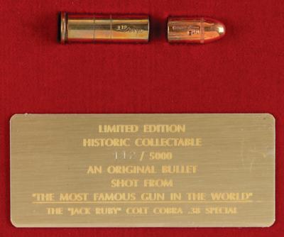 Lot #292 Jack Ruby: Bullet Fired From the Gun that Shot Oswald - Image 2