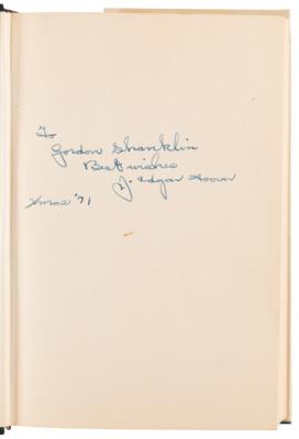 Lot #254 J. Edgar Hoover Signed Book - Image 4