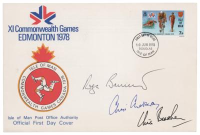 Lot #769 Roger Bannister, Chris Chataway, and Chris Brasher Signed FDC - Image 1