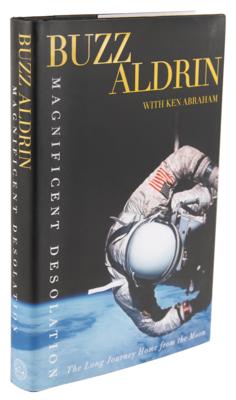 Lot #340 Buzz Aldrin Signed Book - Magnificent Desolation - Image 3