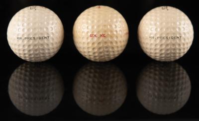 Lot #93 Dwight D. Eisenhower's (3) Golf Balls - From the Family Collection of Brig. Gen. Robert L. Schulz - Image 1