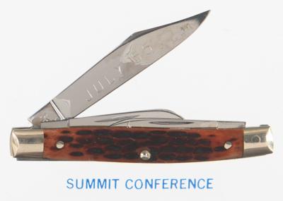 Lot #88 Dwight D. Eisenhower (5) Gift Pocketknives - From the Family Collection of Brig. Gen. Robert L. Schulz - Image 5