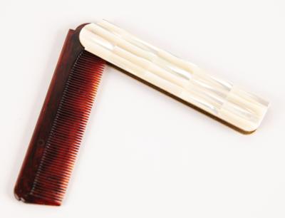 Lot #13 Jacqueline Kennedy's Pearl-Handled Folding Comb - Owned and Used as First Lady - Image 1