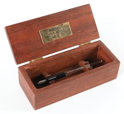 Lot #21 John F. Kennedy 1963 Equal Pay Act Bill Signing Pen - From the Collection of JFK Assistant Dave Powers - Image 1