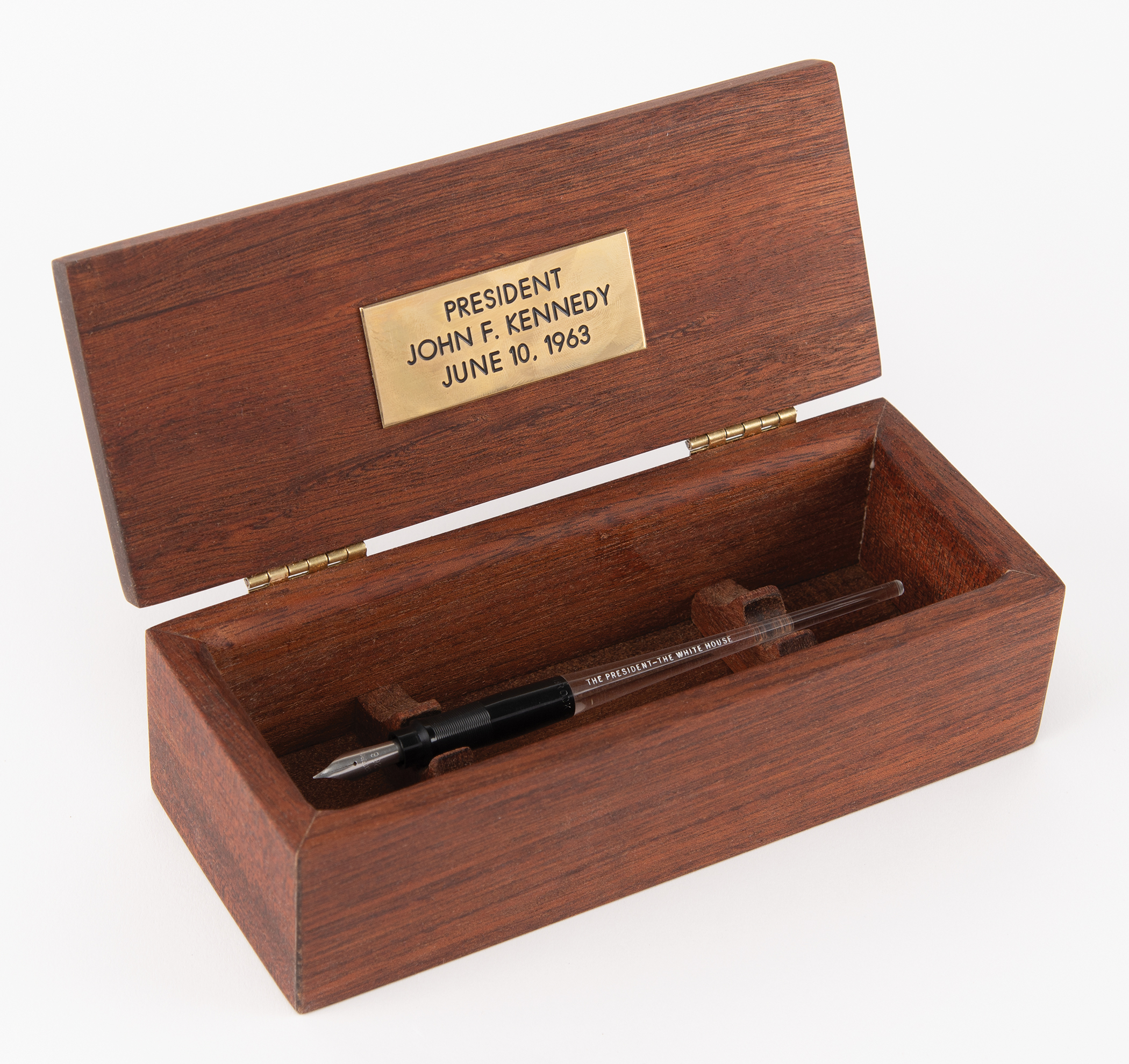 Lot #21 John F. Kennedy 1963 Equal Pay Act Bill Signing Pen - From the Collection of JFK Assistant Dave Powers - Image 1