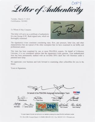 Lot #61 George Bush Autograph Letter Signed as President and Timex Watch Gifted to Republican Congressman Bill Young - Image 7