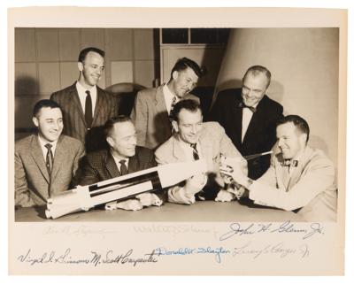 Lot #326 Mercury 7 Signed Photograph