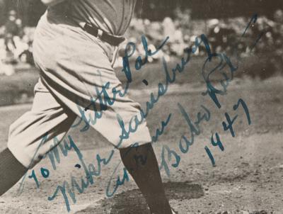 Lot #756 Babe Ruth Signed Photograph - Image 2