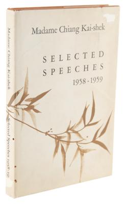 Lot #226 Madame Chiang Kai-shek Signed Book - Selected Speeches: 1958-1959 - Image 3