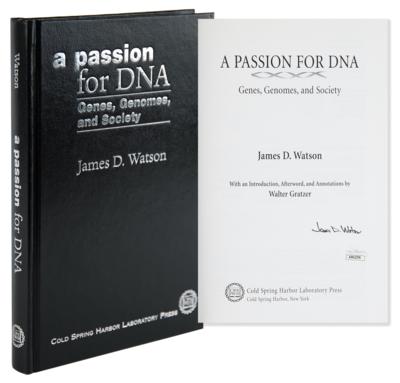 Lot #306 DNA: James D. Watson Signed Book - A