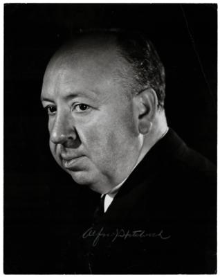 Lot #568 Alfred Hitchcock Signed Oversized