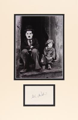 Lot #602 Charlie Chaplin Signature - Image 1