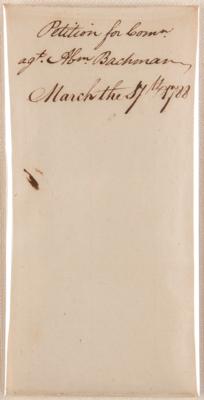 Lot #147 Benjamin Franklin Document Signed as President of Pennsylvania, Overseeing an Early Bankruptcy Case (1787) - Image 5