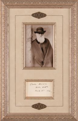 Lot #191 Charles Darwin Signature