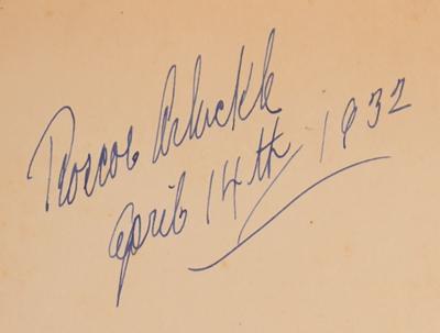 Lot #565 Roscoe 'Fatty' Arbuckle Handwritten Comedy Reference Notebook - Filled with Lyrics, One-Liners, and Witticisms - Image 2