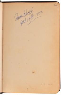 Lot #565 Roscoe 'Fatty' Arbuckle Handwritten Comedy Reference Notebook - Filled with Lyrics, One-Liners, and Witticisms - Image 4