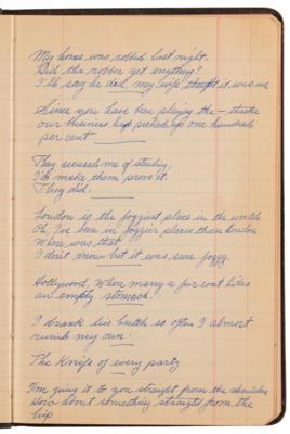 Lot #565 Roscoe 'Fatty' Arbuckle Handwritten Comedy Reference Notebook - Filled with Lyrics, One-Liners, and Witticisms - Image 7