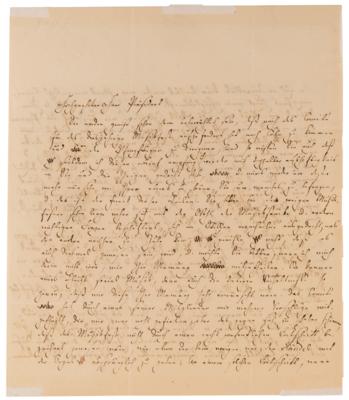 Lot #516 Felix Mendelssohn-Bartholdy Autograph Letter Signed on Performing Bach, Beethoven, and Handel, with AMQ and Partial ALS (Lot of 3): "It seems to be so timely to at last use one of Bach's great chorales besides Handel's music" - Image 2