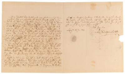 Lot #516 Felix Mendelssohn-Bartholdy Autograph Letter Signed on Performing Bach, Beethoven, and Handel, with AMQ and Partial ALS (Lot of 3): "It seems to be so timely to at last use one of Bach's great chorales besides Handel's music" - Image 3