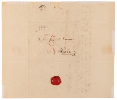 Lot #516 Felix Mendelssohn-Bartholdy Autograph Letter Signed on Performing Bach, Beethoven, and Handel, with AMQ and Partial ALS (Lot of 3): "It seems to be so timely to at last use one of Bach's great chorales besides Handel's music" - Image 5