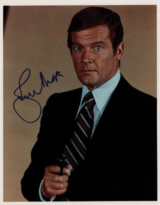 Lot #689 Roger Moore Signed Photograph - Image 1