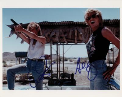 Lot #736 Thelma and Louise: Susan Sarandon and Geena Davis Signed Photograph - Image 1