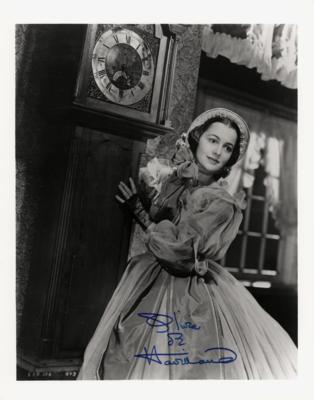 Lot #611 Gone With the Wind: Olivia de Havilland Signed Photograph - Image 1