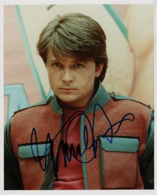 Lot #626 Back to the Future: Michael J. Fox Signed Photograph - Image 1