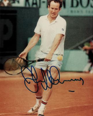 Lot #782 John McEnroe Signed Photograph