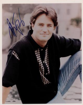 Lot #697 Matthew Perry Signed Photograph - Image 1