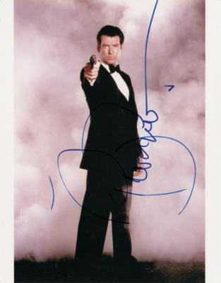 Lot #600 Pierce Brosnan Signed Photograph - Image 1