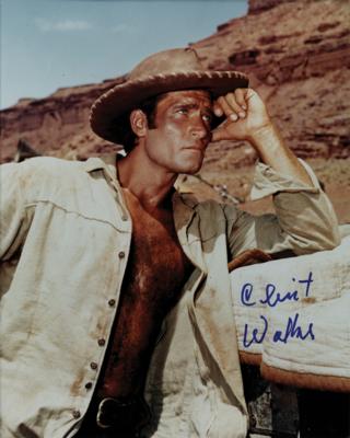 Lot #743 Clint Walker Signed Photograph - Image 1