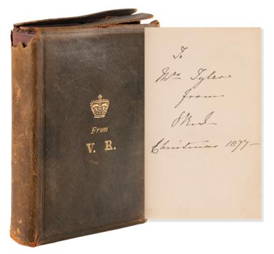 Lot #287 Queen Victoria Signed Book - The Life of The Prince Consort - Royal Gift Presented at Christmas, 1877 - Image 1